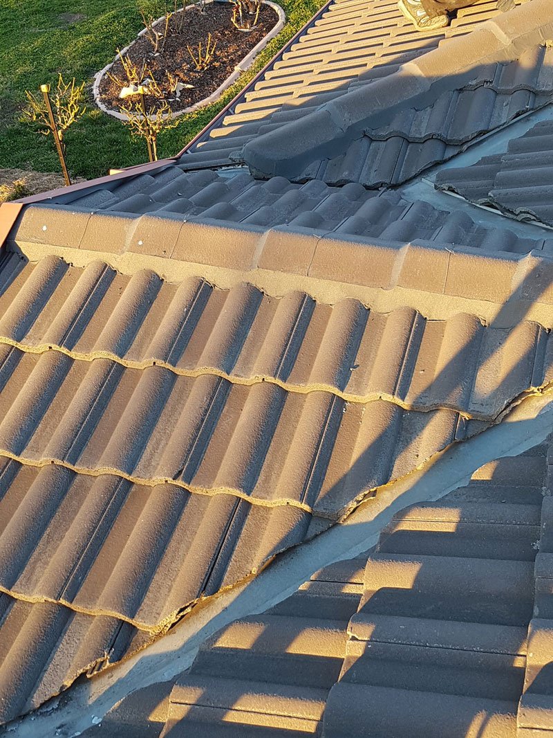 Photo of tiled roof showing how to fix a leaking roof